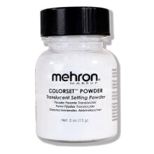 Mehron Makeup Colorset Puder | Translucent Setting Powder für Effekte, Halloween & Film 0,5 oz (14 g)