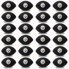 Franklin Sports NFL Pittsburgh Steelers Palline Anti-Stress - Pacco da 24 per Feste