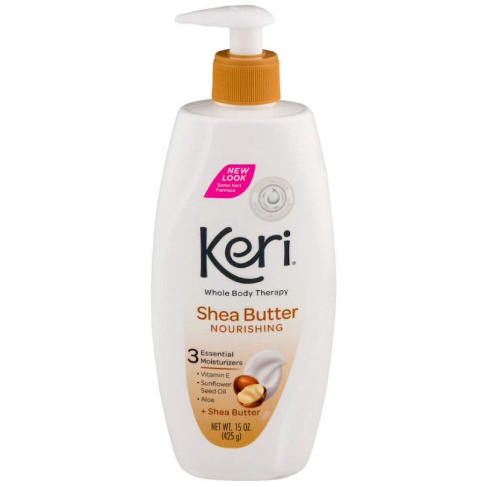Keri Nourishing Shea Butter Lotion 15 Oz (Pack Of 2)