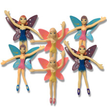 ArtCreativity Buigbare Fee, Set van 12 Flexibele Feeën, Verjaardagsfeestjes voor Jongens en Meisjes, Stressverlichting Speelgoed