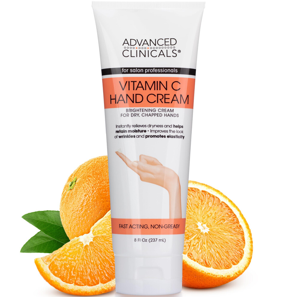 Advanced Clinicals , Vitamin C Hand Cream, 8 Fl Oz (237 Ml)