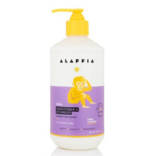 Après-shampooing et démêlant Alaffia Kids, Lavande Citron. Nourrit et démêle tout en douceur. Convient à tous types de cheveux.