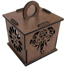 Kit de Puzzle de Luz de Madera - 10 Piezas - Kit de Manualidades de Luz Nocturna - Puzzle Educativo