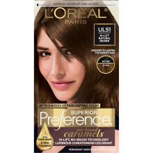 L'Oreal Paris Superior Preference Χρώμα Μαλλιών Μόνιμο UL51 Hi-Lift Φυσικό Καφέ, Συσκευασία 1