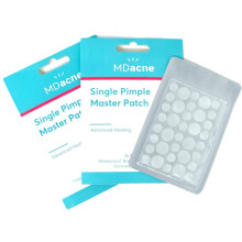 MDacne 72 Parches para Acné, Parches Hidrocoloides - Absorben Aceite y Pus de Poros Obstruidos