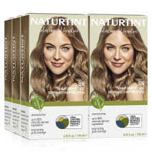 Naturtint Coloración Permanente 8N Rubia Germen de Trigo (Pack de 1), Sin Amoníaco, Vegana, Cruelty Free
