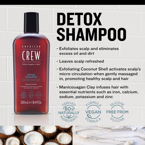 American Crew American Crew Detox Shampoo 250ml 2