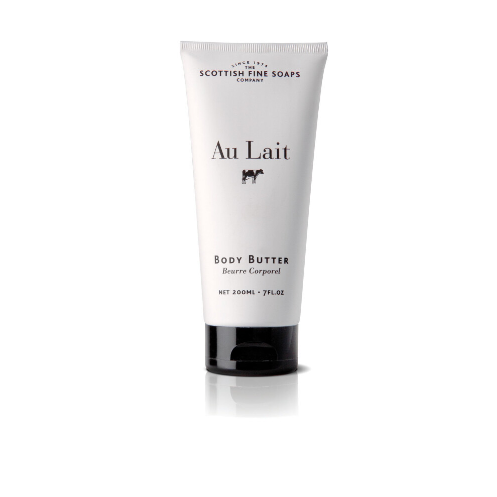 Scottish Fine Soaps Au Lait Milk Body Butter In A Tube 7Oz Tube By