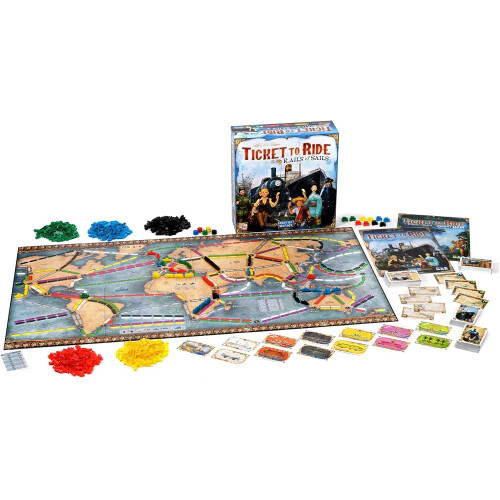 Asmodee Ticket to Ride Rails & Sails - Board Game 1