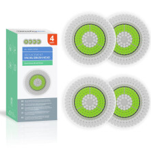Testine di Ricambio Brushmo per Spazzola Viso Compatibili con Clarisonic Mia 1, 2, Fit, Alpha Fit