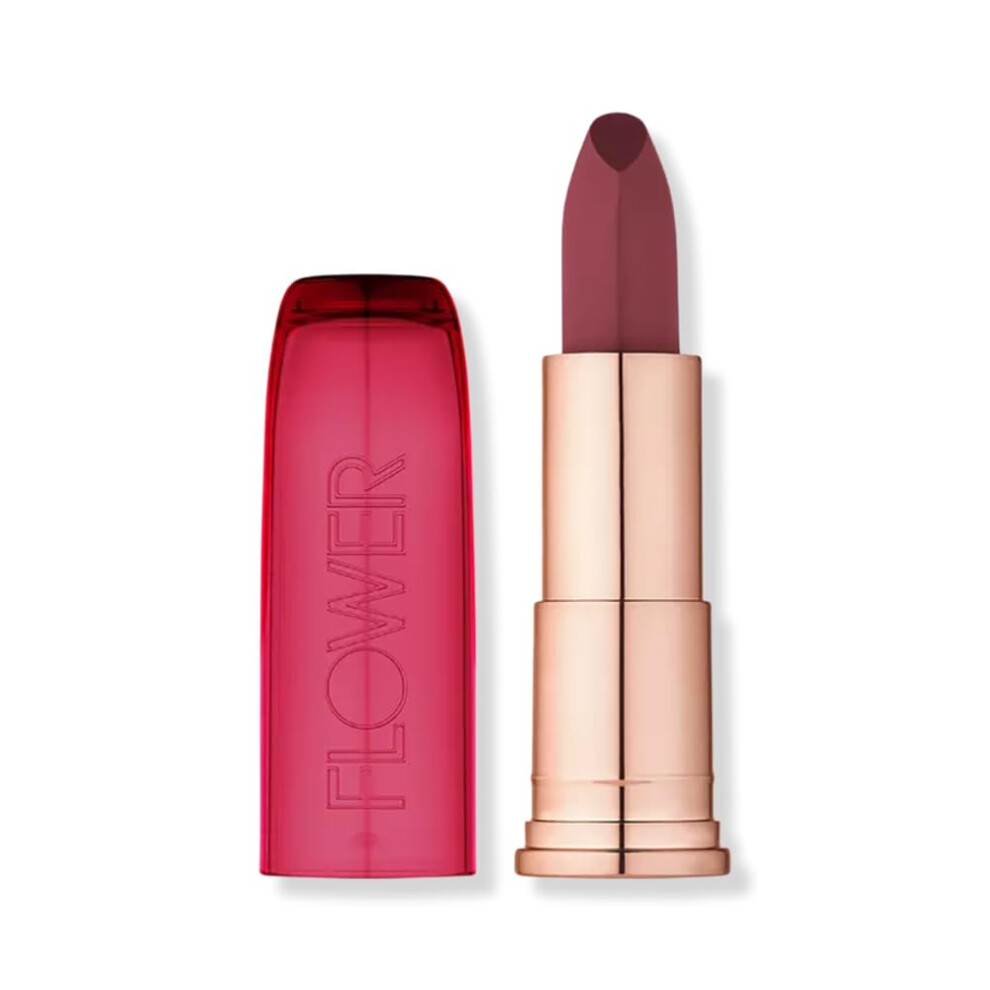 Flower Beauty By Drew Barrymore Perfect Pout Moisturizing Lipstick - Soothes Lips + Hydrates - Creamy Lip Tint + Natural Looking Shine + Buildable Col