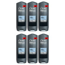 Dove Men Care Body & Face Wash Cool Fresh - 13.5 Fl Oz / 400 mL X 6 Pack Case Made in Germany