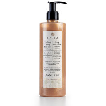 Prija Vitaliserende Crème Badschuim, Parelachtige textuur voor Stralende Huid, Reinigt en Hydrateert met Ginsengextract 12.8 Fl. Oz