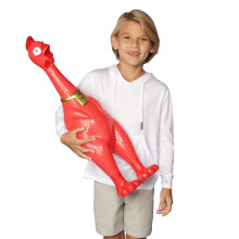 Animolds Hug Me Pollo de Goma Gigante - Juguete de Pollo Gritón Extra Grande para Niños
