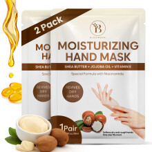 Repairing Hand Mask for Dry Cracked Hands Hand Masks with Shea Butter Jojoba Oil & Vitamin E Moisturizing Gloves Skin Care Gifts for Women & Men