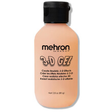 Mehron Makeup 3-D Gel | Gelatine Spezialeffekt-Make-up | Halloween FX Make-up & Narben-Gel | Kunsthaut für Bühne, Film, Theater, Cosplay