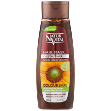 Masque colorant pour cheveux - Rιpare et colore - 300 ml / Naturel et bio. (Cheveux chβtains)