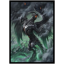 Fantasy North - Phorgoros - Plutonium Drache - 100 Matte TCG Kartenhüllen - Für Magic MTG Commander Pokémon u.a.