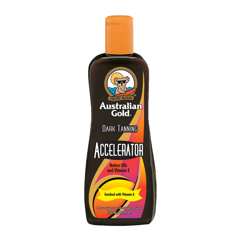 Australian Gold Dark Tanning Accelerator Lotion 250ml 8.5 oz