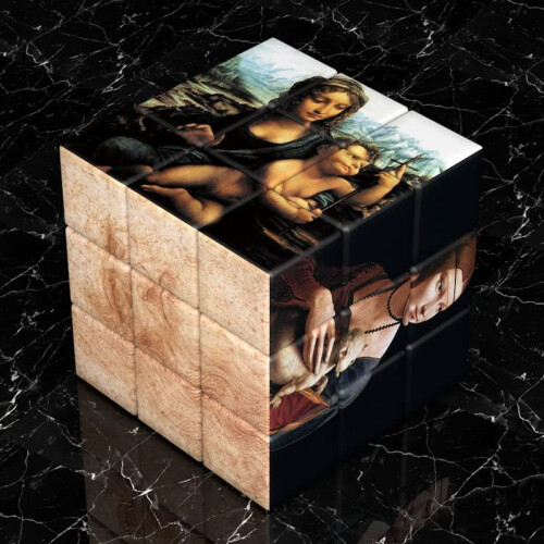 Cube Magique Photo de Peintures Célèbres, Cube Puzzle Créatif (da Vinci) 1
