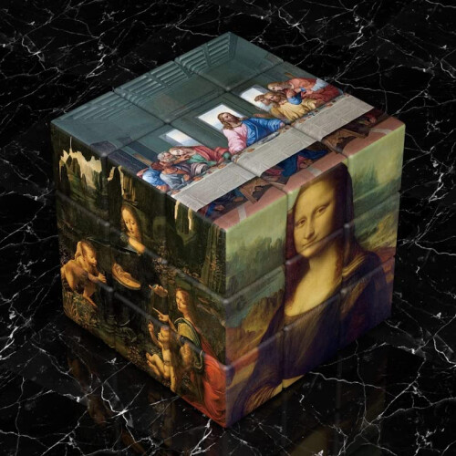 Cube Magique Photo de Peintures Célèbres, Cube Puzzle Créatif (da Vinci) 2
