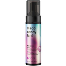b.tan Auto-bronzant foncé | Disco Candy Tan - Mousse autobronzante express 1H, parfum sucré, résistant à la transpiration
