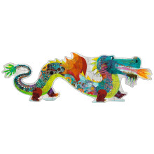 Djeco Léon Le Dragon Puzzle Géant (58 pièces)