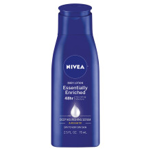 NIVEA Intensiv pflegende Körperlotion, 48 Stunden Feuchtigkeit für trockene bis sehr trockene Haut, 75 ml