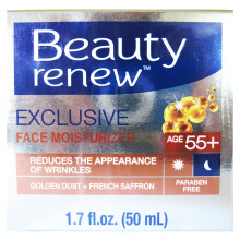 Beauty Renew 55+ Exclusieve Dag- en Nachtcrθme Golden Dust en Franse Saffraan 1,7 fl. oz. Oz.