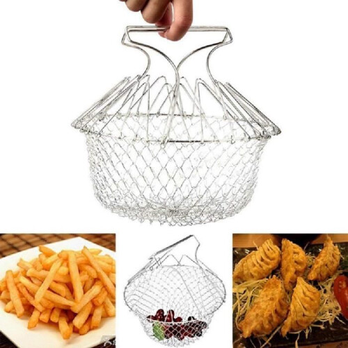 Set mit 2 faltbaren Salatkörben mit Kochfilter 2