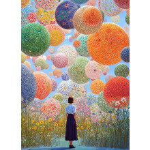 Szerencss rejtvnyek  A Daydream Collector  1000 darabos kiraks jtk felnotteknek | Egyedlll szeszlyes kerti puzzle | Legjobb j fejtro fel
