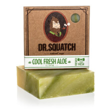 Savon Bar Dr. Squatch Naturel pour Hommes, Zéro Grit, Cool Fresh Aloe