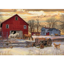Cobble Hill 1000 darabos puzzle  Tl a farmon  minta poszter mellkelve