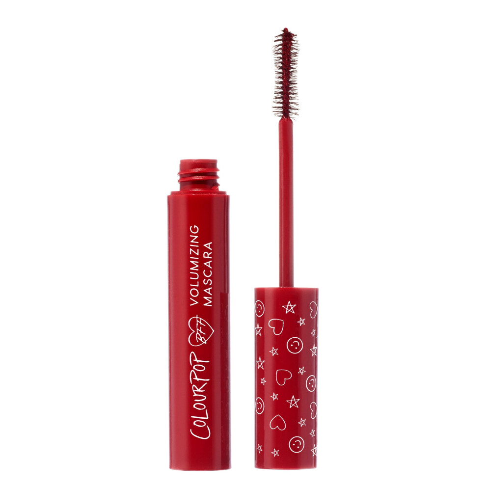 Colourpop Black Bff Mascara - Volumizing Lifting & Lengthening Mascara - Buildable Mascara With A Twisted Nylon Fiber Brush - Cruelty Free Eye Makeu
