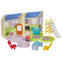 Peppa Pig Peppa's Pop-Open Playgroup Playset avec figurines jouets prιscolaires pour filles et garηons enfants ΰ partir de 3 ans