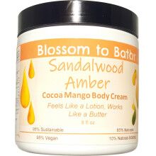Crema Corporal de Sándalo Ámbar Cocoa Mango (8 Onzas) - Fragancia Sin Ftalatos