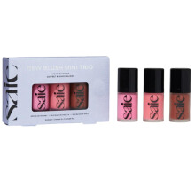 Saie Mini Dew Blush Trio Gift Set with Baby Pink, Neutral Pink & Warm Terracotta Shades, Hydrating Cream Blush Minis