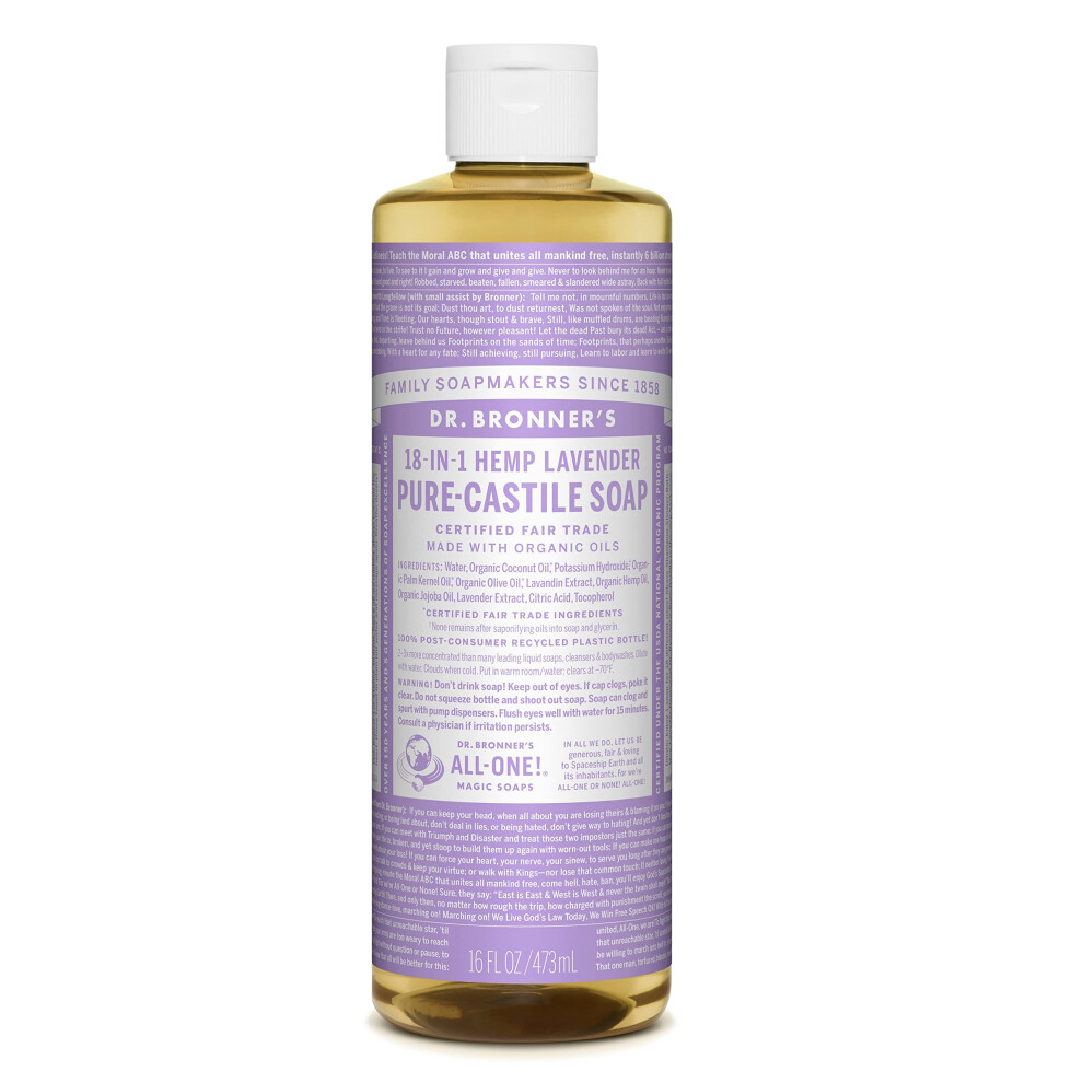 Dr Bronner Org Lav Castile Liq Soap 473ml