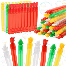 LOAVER 40 Pack Mini Bubbles Wands for Kids, Christmas Party Favors for Xmas Goodie Bags