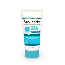 AmLactin Foot Repair Foot Cream Therapy, 3 Ounce Tube, AHA Cream