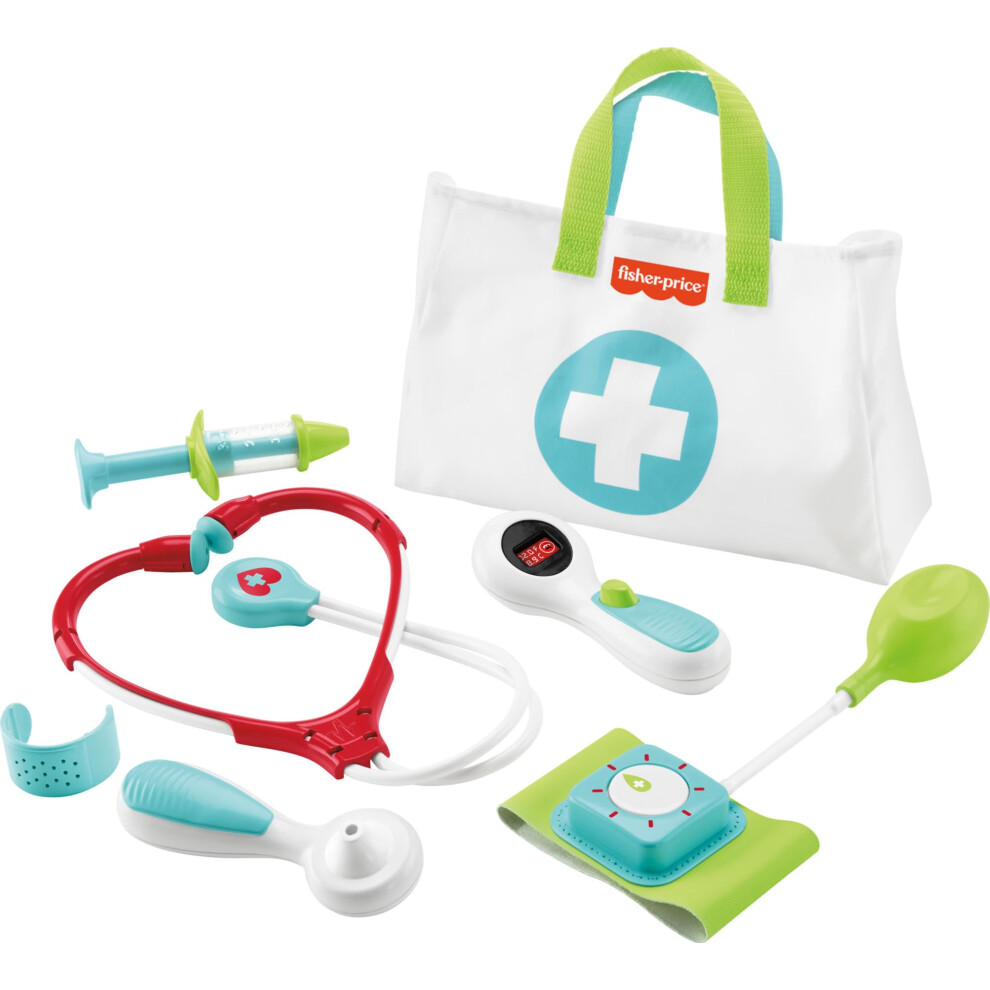 Fisher-Price Medical Kit, Role Play Medical Kit Toy for Toddlers, from 3 Years Old