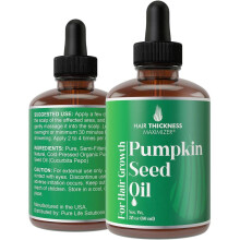 Aceite de Semilla de Calabaza para el Crecimiento del Cabello. Suero Tópico Vegano, Hidratante y Fortalecedor.