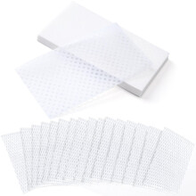 CustomyLife 100 Stück Dauerpapier für Haare, hitzebeständige Endgewebe für Dauerwelle, atmungsaktives Papier- Weiß