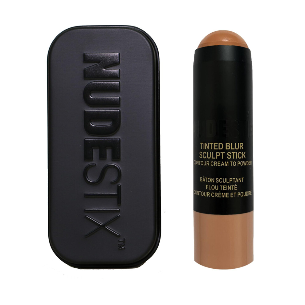 Nudestix Tinted Blur Sculpt Stick - Cream-To-Powder Matte Contour Stick For Natural Face Sculpting & Definition | Lightweight, Blendable, Vegan & Clea