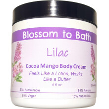 Crème Corporelle Lilas Cocoa Mangue (8 Oz) - Parfum Sans Phtalate - Hydrate Comme Beurre