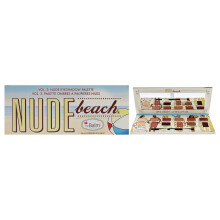 theBalm Paleta de Sombras Nude Beach, Larga Duración, Set Cosmético Profesional, 12 Tonos Impactantes, 0.382 Oz