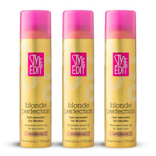 STYLE EDIT DARK BLONDE Wurzel Concealer Spray, Bedeckt sofort Grau und dunkle Wurzeln - Salonqualität