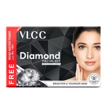 Kit de Facial Diamant VLCC + Tonique à l'Eau de Rose GRATUIT | 300g + 100ml