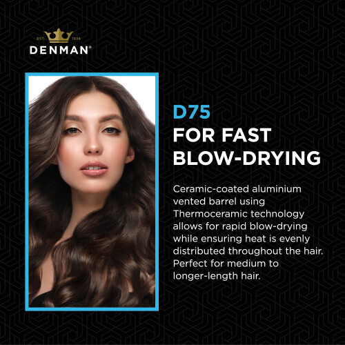 Denman Denman Thermoceramic Curling Brush D75 Medium to Long Hair 2