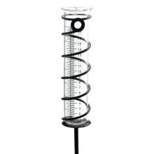 Outdoor Rain Gauge, Rain Gauge Glass Rain Gauge with 17 Clear Scale, Rain Meter, Weather Station, Water Meter for Garden and Patio